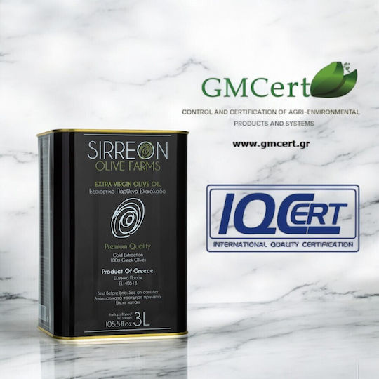 Sirreon Εξαιρετικό Παρθένο Ελαιόλαδο 3lt