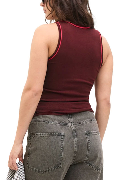 Jack & Jones Πουλόβερ Μπορντώ