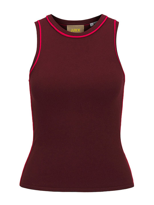 Women's Sleeveless Sweater Bordeaux