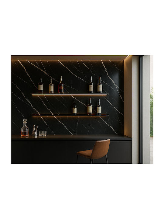 Panouri Decorative 3D Din PVC Cu Adeziv Negru 122x122x0.28cm