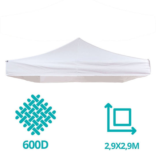 Cover for Kiosk White 4.25x2.9m