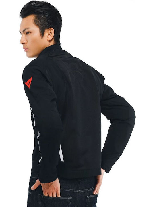 Dainese Hydraflux 2 Air D-Dry Summer Men's Motorcycle Jacket Waterproof Black / White