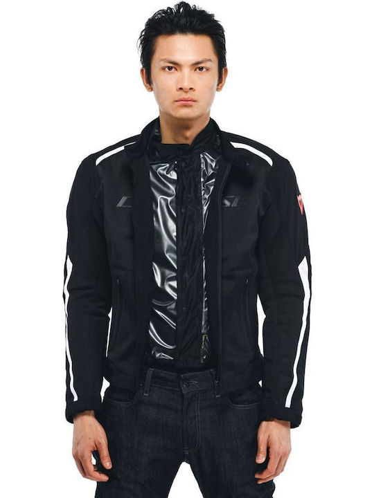 Dainese Hydraflux 2 Air D-Dry Summer Men's Motorcycle Jacket Waterproof Black / White