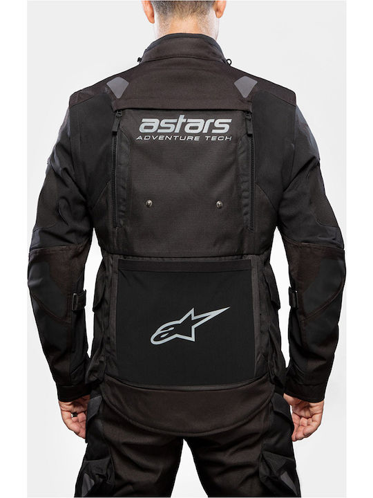 Alpinestars Halo Χειμερινό Ανδρικό Μπουφάν Μηχανής Αδιάβροχο Black/Black