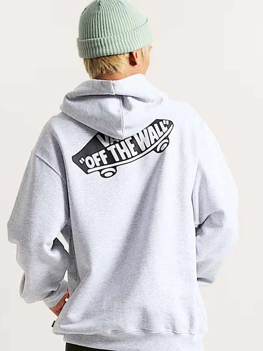 Vans Style 76 Φούτερ Ανοιχτό Γκρι με Κουκούλα