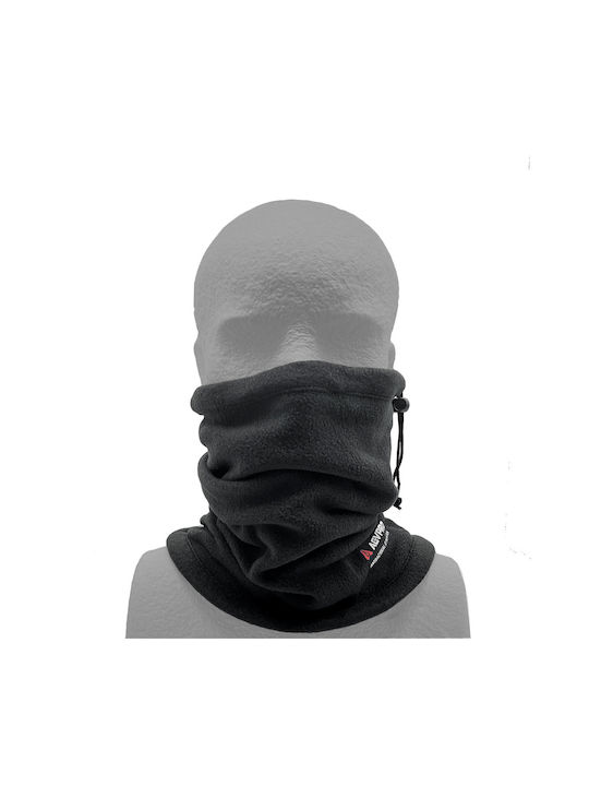 AGVpro Micro Warmer Περιλαίμιο Αναβάτη Μοτοσυκλέτας Fleece Μαύρο Χρώμα