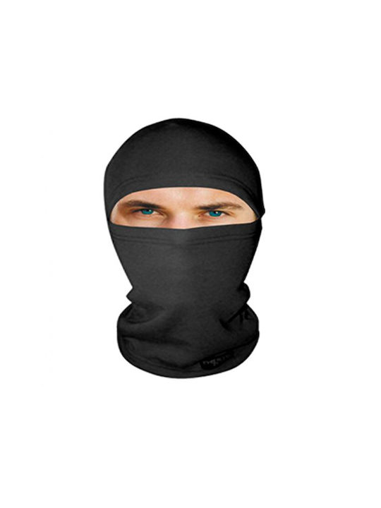 Cosa Bamboo Full Face Motorcycle Rider Balaclava Black Color
