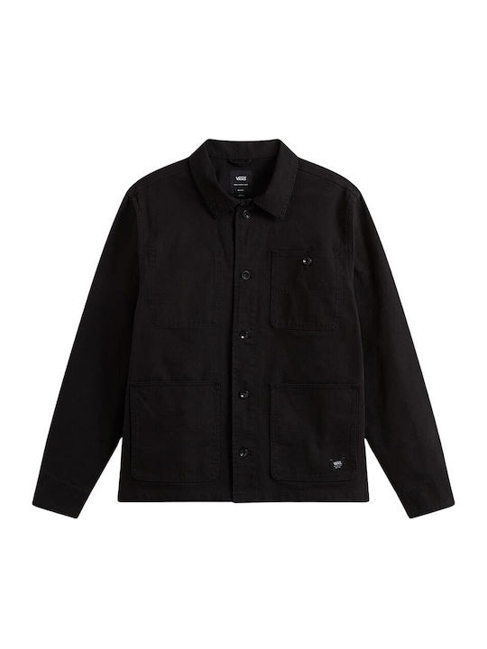 Drill Chore Canvas Jacke Black