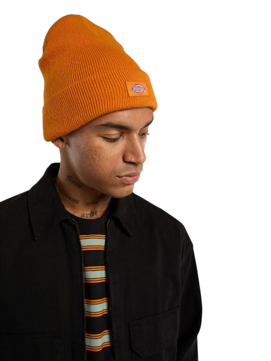 Gibsland Beanie Ανδρικός Σκούφος Πλεκτός σε Πορτοκαλί χρώμα