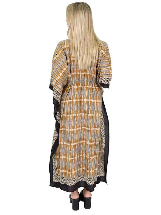 Aquablue Women's Maxi Caftan Beachwear White