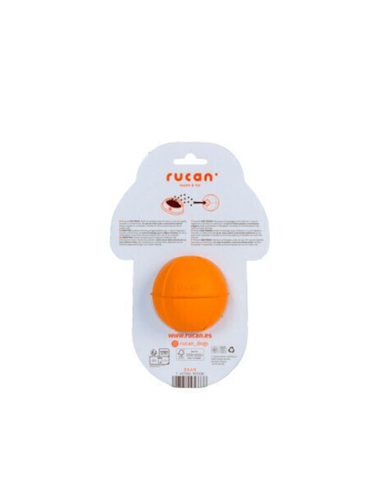 RUCAN INTERACTIVE Топка Игра Куче от Каучук Medium Оранжев 1бр