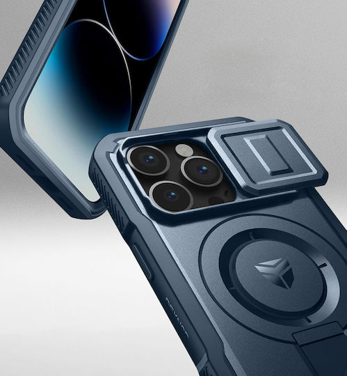 Dexnor 360 Full Cover Μεταλλικό Μπλε (iPhone 14 Pro)
