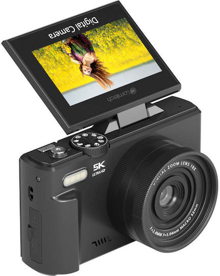 LAM980756 Action Camera 5K with 3" Screen and Wi-Fi Black