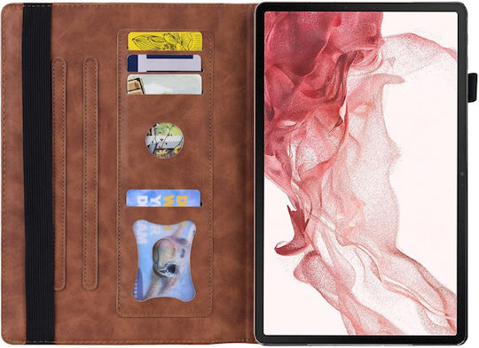 Flip Cover Brown (Samsung Galaxy Tab S10 FE+ Plus)
