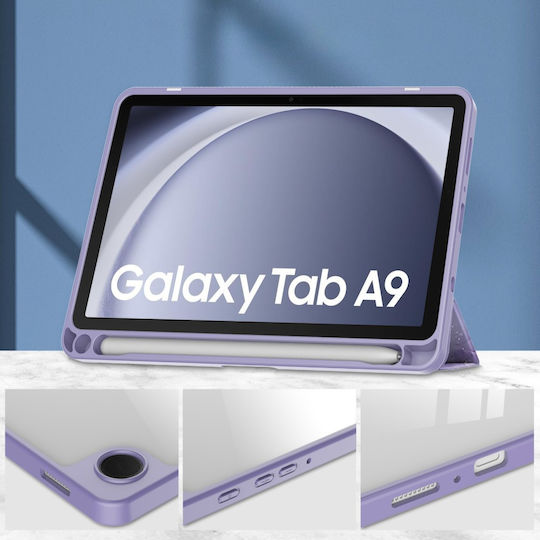 Flip Cover Μωβ (Samsung Galaxy Tab A9)