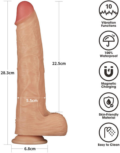 11'' Vibrating Power Basics Cock