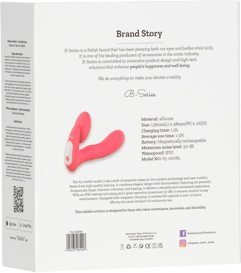 Silicone Vibrator 3 Speeds 6 Frequencies Finger Function Heating + App Control