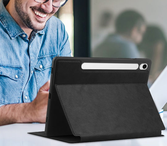 Flip Cover Dauerhafte Schwarze (Samsung Galaxy Tab S10 FE, S9 FE)