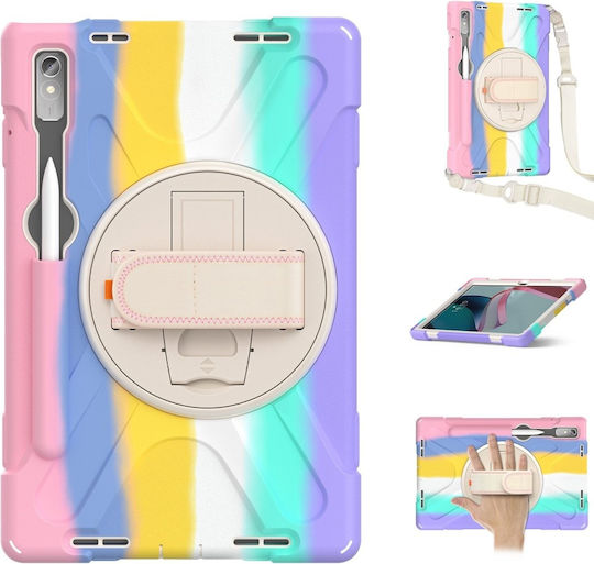 Back Cover Περιστρεφόμενη Ανθεκτική Πολύχρωμη (Lenovo Tab P11 Pro Gen 2 TB132FU, TB132XU)
