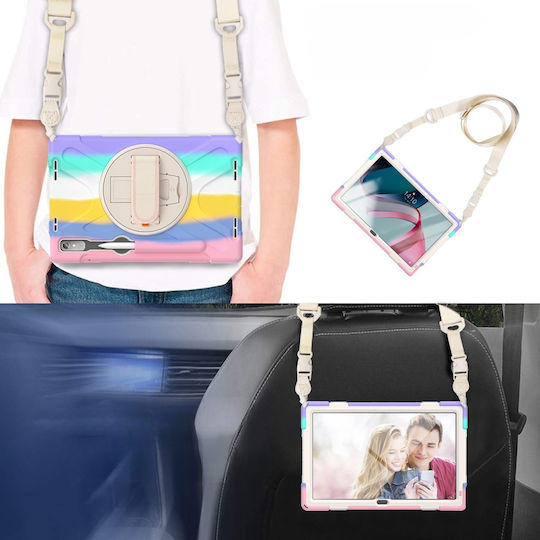 Back Cover Περιστρεφόμενη Ανθεκτική Πολύχρωμη (Lenovo Tab P11 Pro Gen 2 TB132FU, TB132XU)