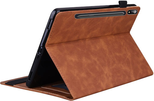 Flip Cover Ανθεκτική Καφέ (Samsung Galaxy Tab S10 FE, S9 FE, S9, S8, S7)