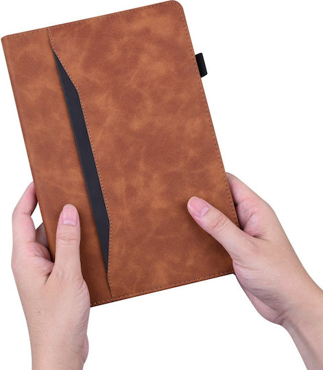 Flip Cover Ανθεκτική Καφέ (Samsung Galaxy Tab S10 FE, S9 FE, S9, S8, S7)