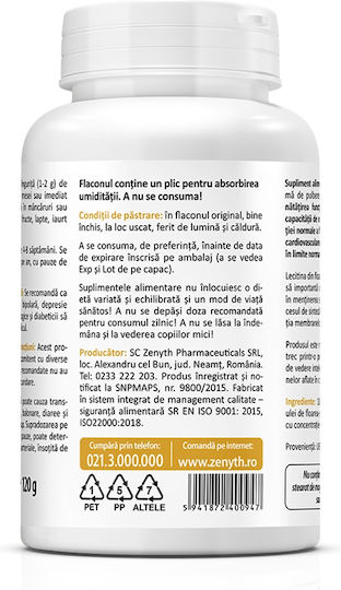 Zenyth Sunflower Lecithin 120gr
