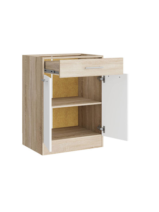 Sonoma Oak, White 60x46x82бр