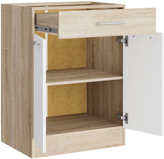 Sonoma Oak, White 60x46x82бр Sonoma Oak, White 60x46x82бр