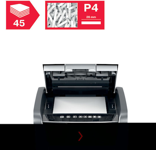 Rexel Distrugător Documente Optimum Autofeed+ Tăiere Transversală 6 Foi cu Recipient 20lt