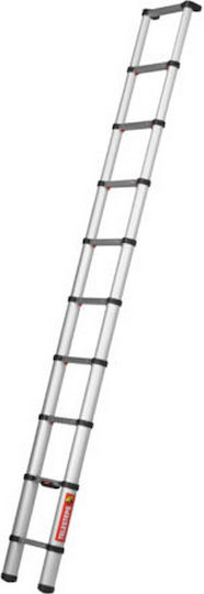 Telesteps Telescopic Ladder Aluminum 9 of Steps with Maximum Height 3m Eco Line 430494