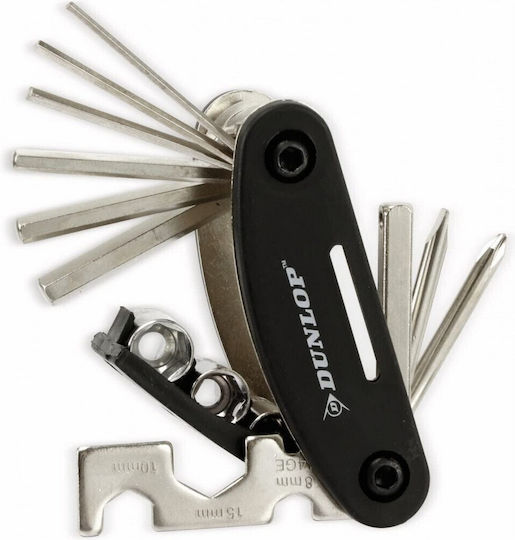 Dunlop Fahrrad-Multitool 15in1 mit Gehäuse