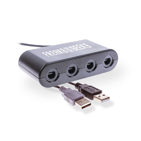 Freaks Geeks Computer Adapter Gamecube Controller 290026c Gray