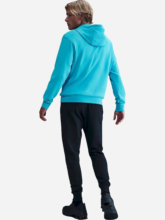 Inter Milan Club Sweatshirt with Hood Light Blue