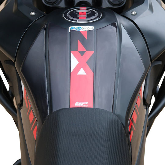 Gpk 3d Stickers Set Tank Pad Honda Nx500 2025-2026 Black Red