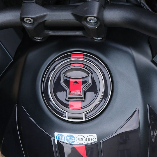 Gpk 3d Stickers Set Tank Pad Honda Nx500 2025-2026 Black Red