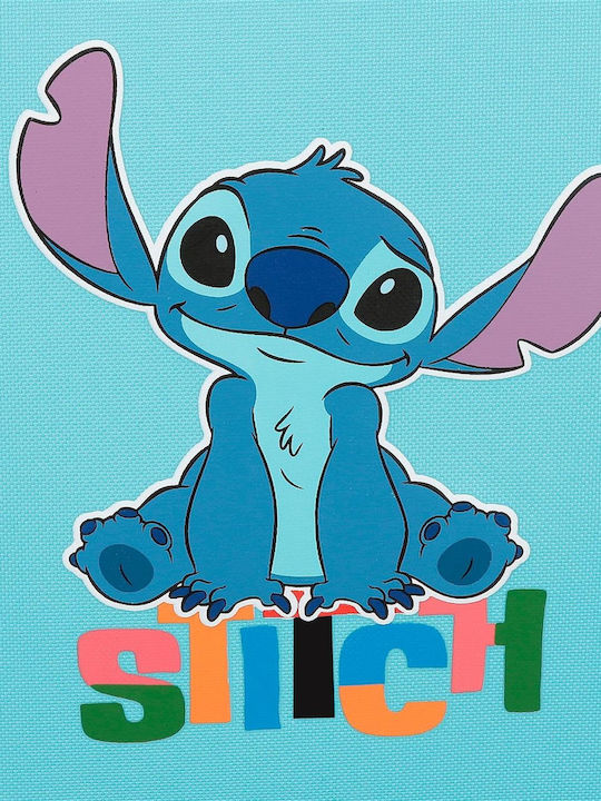 Joumma Stitch Ученическа Раница За Детска Градина Тюркоазена 23 x 13 x 28см