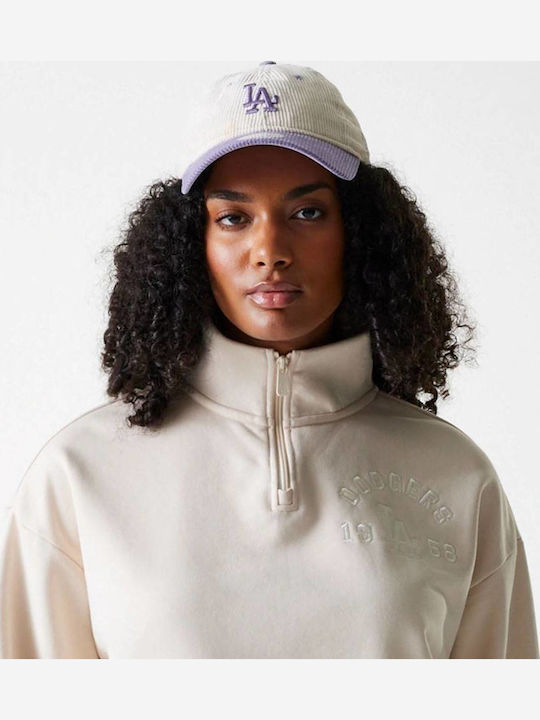Cropped Γυναικείο Φούτερ Light Beige