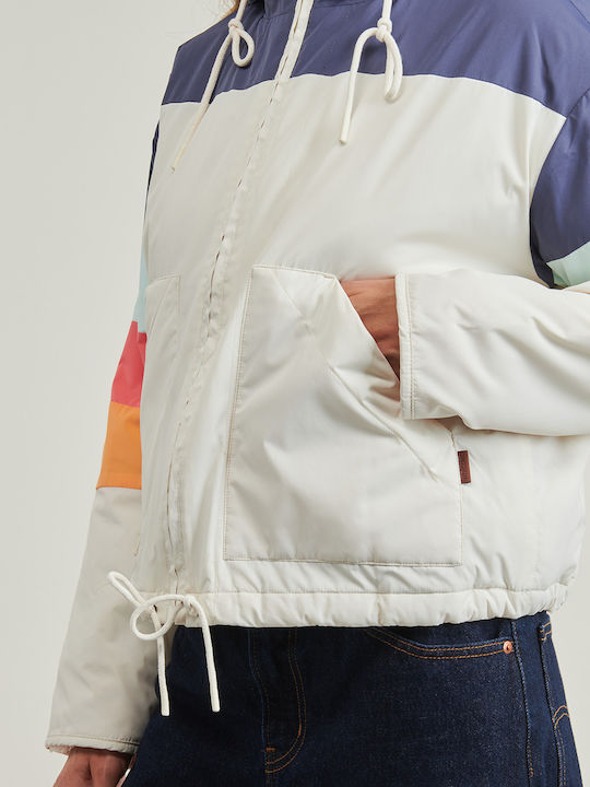 Damen Bomberjacke Weiß