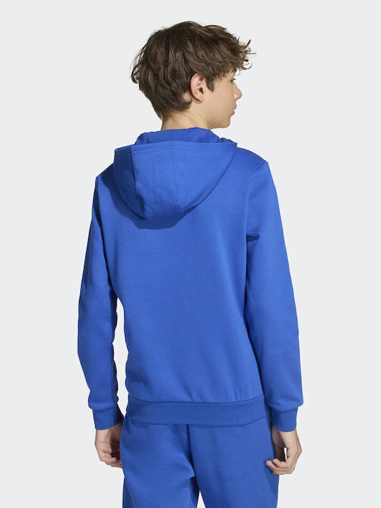 Kids Sweatshirt with Hood and Pockets Blue