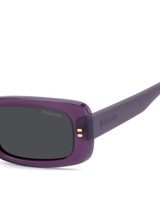 Polaroid Square Kids Sunglasses with Polarized Lenses Purple for 7-11 Years