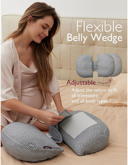 Momcozy Μαξιλάρι Εγκυμοσύνης & Θηλασμού Γκρι