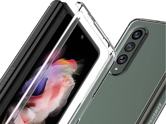 Erbord Umschlag Rückseite Kunststoff Transparent (Samsung Galaxy Z Fold3 5G)