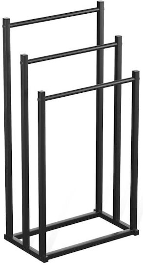 Mark Adler Triple Wall-Mounted Bathroom Rail Black Mark Adler Triple Wall-Mounted Bathroom Rail Black