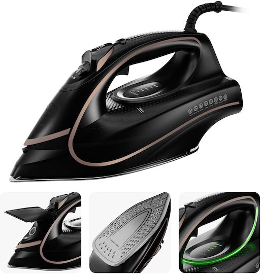 Vertenz Glide 30 Steam Iron 3200W with Ceramic Plate and Continuous Steam Supply 80g/min