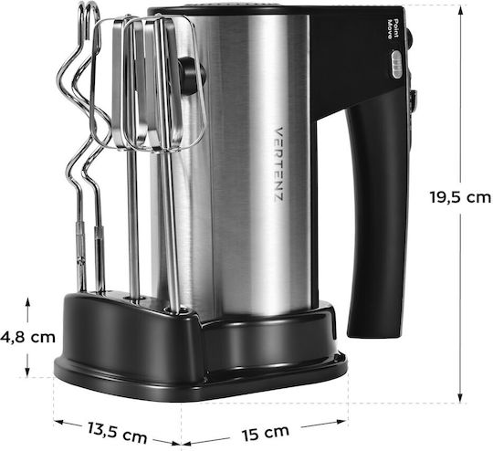 Vertenz Mixture 20 Μίξερ Χειρός 800W Γκρι