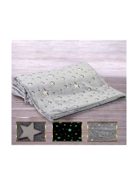 Decke Leuchtend Gray 150x120cm