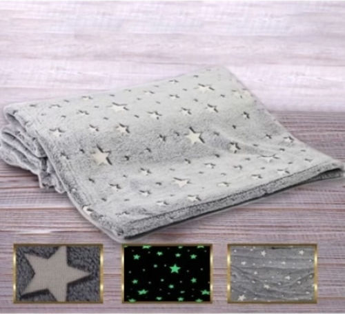 Κουβέρτα Φωσφορίζουσα Gray 150x120εκ.