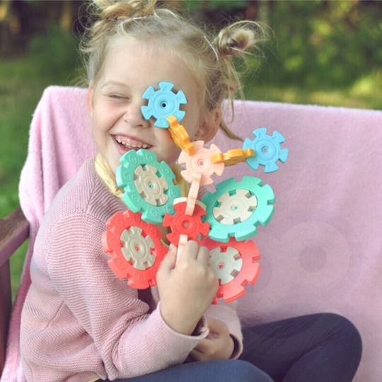Snowflake Construction Set 120 Pieces Different Sizes Multicolor