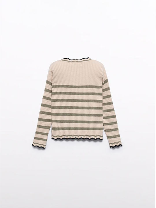 Kinderhemd Langarm Beige